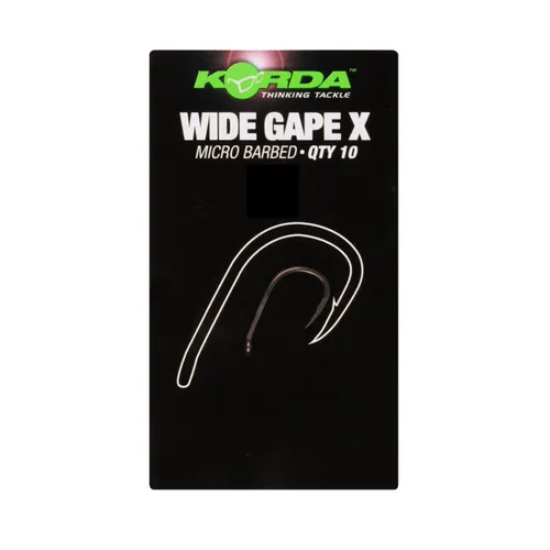 Korda Wide Gape XX size Gr. 6 Teflon beschichteter Haken 10 Stück Carp Hook