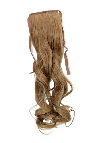 Haarteil ZOPF Blond wellig 45cm YZF-TC18-22 Band Haar Klammer Haarverlängerung