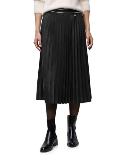 Street One Velours Plissée Rock Black 40 von Street One