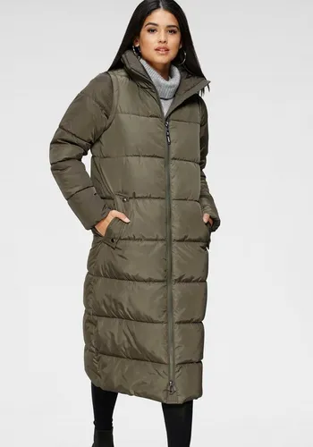 ONLY Steppmantel ONLIRINA X-LONG 2IN1 PUFFER OTW - Tragbar als Weste, grün XS (34) - Vielseitiger Steppmantel, der auch als Weste getragen werden kann. Lässiger Schnitt, kniebedeckend und abnehmbare Ärmel. Ideal für jede Jahreszeit und pflegeleicht in der Maschinenwäsche.