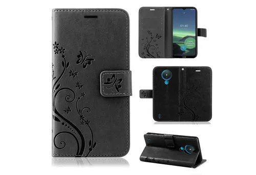 betterfon Handyhülle Handytasche für Nokia 1.4 Klapphülle Wallet Case, Bookstyle-Hülle: Magnetverschluss 3 Kartenfächer & Standfunktion