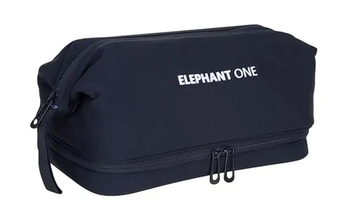 Kulturtasche Washbag groß Damen Herren Elephant One Large Kosmetiktasche Travel Reise Tasche Beautycase Kulturbeutel 5 L Bodenfach Innentaschen Badetasche 13113 Auswahl (Onyx Black (schwarz))