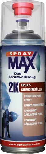 SprayMax Spray Max 2K Epoxy-Grundierfüller schwarz Spray EP Grund 400ml 680034