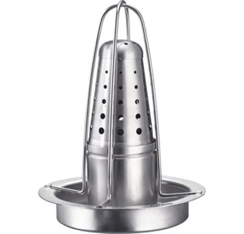 WESTMARK Hähnchenbräter für Grill und Backofen - Grillzubehör, ideal für saftige Hähnchen mit perfekter Kruste, geeignet für Kohle-, Gas- und Elektrogrills sowie Backöfen.