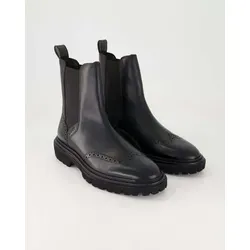 GANT Stiefelette IVYHILL Damen, Gr. 39, Schwarz - Wanderschuhe mit eleganter Chelsea Boot-Optik, robustem Lederimitat und bequemen Elastikeinsätzen für einfaches An- und Ausziehen.