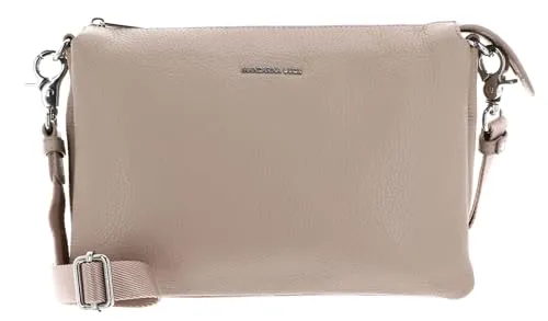 Mandarina Duck Damen Mellow Leather Crossover - Warm Taupe - Umhängetaschen aus italienischem Leder, nachhaltig verarbeitet mit verstellbarem Schultergurt und praktischem Reißverschluss.