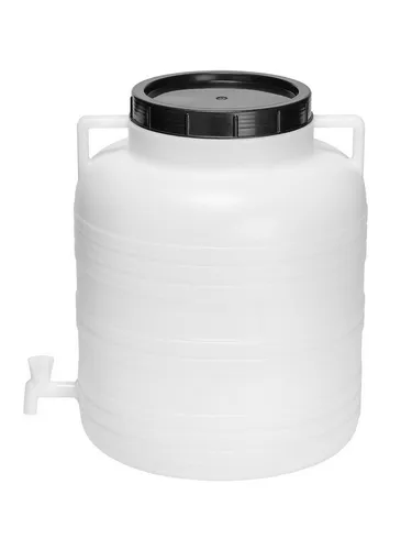 Garronda Regentonne 60 L - BPA-freies Weithalsfass mit Deckel und Hahn - Regentonne aus robustem HDPE, ideal zur Regenwassernutzung mit 60 l Fassungsvermögen und praktischem Hahn für einfache Entnahme.