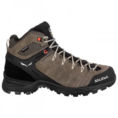 Salewa Alp Mate Mid Women's Damenwanderstiefel, Beige, 4.5 - Wanderschuhe mit atmungsaktivem Mesh-Innenmaterial und robustem Synthetik-Obermaterial für optimalen Komfort und Halt auf jedem Terrain.