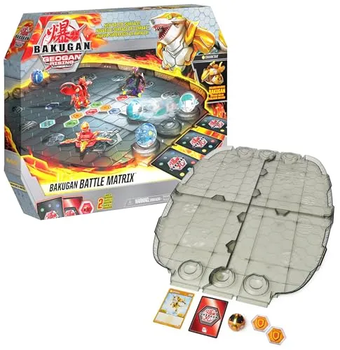 Bakugan Battle Matrix Arena Geogan Rising mit GeoForge Dragonoid - Action- & Spielfiguren, spannende Arena für epische Kämpfe mit dem beliebten GeoForge Dragonoid aus der Bakugan-Welt.