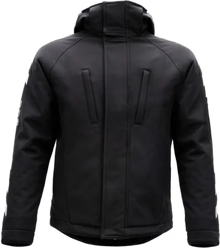 JOB Arbeitsjacke JOB-Winter-Soft Shell Jacke schwarz wasserabweisend
