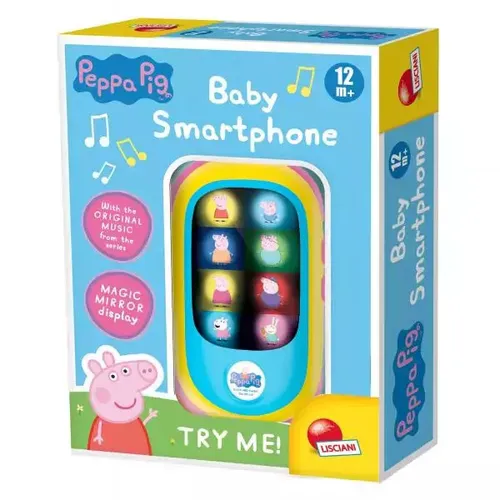 Baby Smartfon Peppa Pig Świnka Peppa 92253 LISCIANI Lisciani 8008324092253