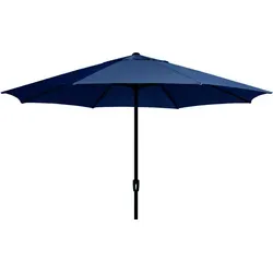 Madison SUMATRA Sonnenschirm Kurbelschirm Ø 400cm blau in blau von MADISON N.Y