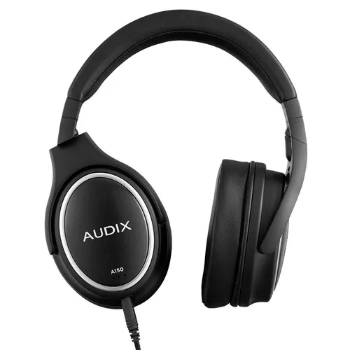 Audix A150 Headset - Hochwertige Kopfhörer für HIFI und Live-Monitoring - Kopfhörer, schwarz mit Kopfbügel-Design, ideal für HIFI, Live- und Studio-Monitoring, ausgestattet mit 3,5 mm und 6,35 mm Anschluss für vielseitige Nutzung.