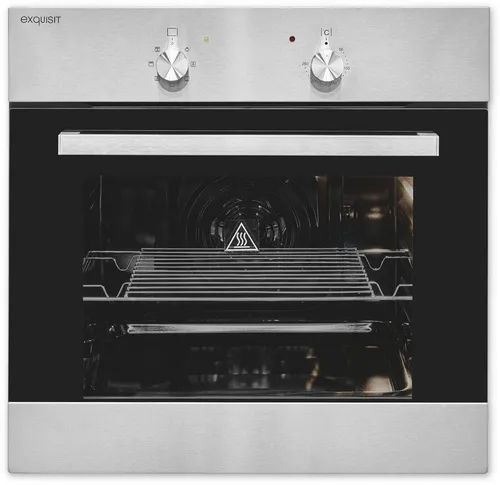 Exquisit Einbaubackofen EBE 555-1.2 U - 57 l Garraum, Energieeffizienzklasse A - Backöfen mit 57 l Garraum und 7 Programmen für vielseitiges Kochen. Energieeffizienzklasse A sorgt für Kosteneinsparungen und umweltfreundliches Kochen.