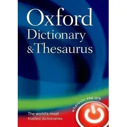 Oxford Dictionary and Thesaurus