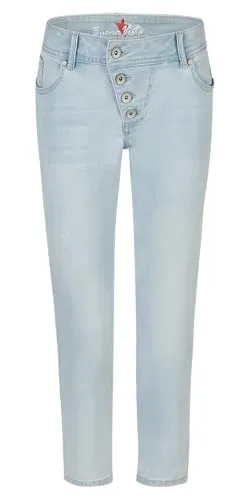 Buena Vista Malibu 7/8 Stretch Denim - Modischer 7/8 Stretch Denim mit leichter Waschung, schicker 4-Knopfleiste und praktischen doppelten Gesäßtaschen für einen entspannten Look.