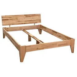 Betten-ABC Massivholzbett Rustica, Kernbuche in Naturoptik, natur geölt
