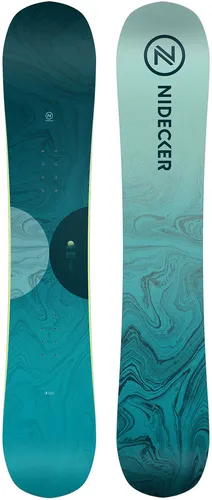 NIDECKER ELLE Snowboard 2026 - 147 in blau von NIDECKER