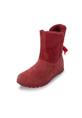 vitaform Damenschuhe Stiefelette Veloursleder Stiefelette