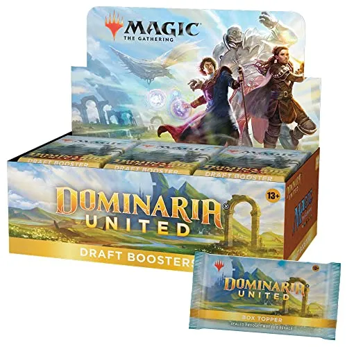 Magic Dominaria United Draft Booster Display - TCG OVP Packs, entdecke die neuesten Karten aus der Dominaria United Edition für spannende Draft-Spiele mit Freunden.