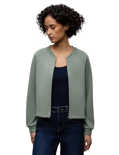 Cardigan STREET ONE Damen, Gr. 42, schwarz mint grün in grün von Street One