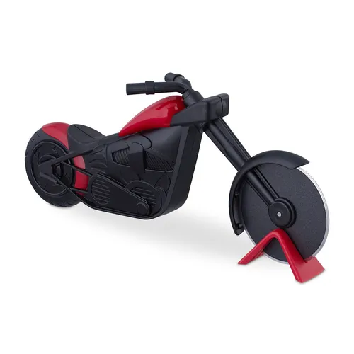 Pizzaschneider Motorrad Pizzaradschneideroller Pizzaroller Pizzarad Pizzamesser
