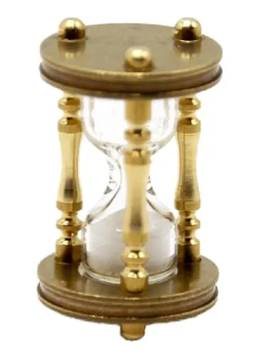 Melody Jane Puppenhaus Messing Sanduhr Sand Timer Miniatur Küche Zubehör 1:12