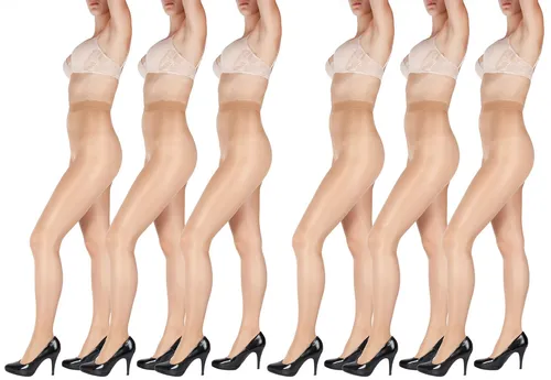 Giulia transparente Strumpfhose 20 Den für Damen - Strumpfhosen mit 20 DEN, ideal für glamouröse Anlässe. Mit Komfortbund und Baumwollzwickel für perfekten Sitz und Tragekomfort.