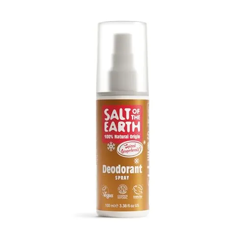 Salt of the Earth Nachfüllbares natürliches Deodorant, 100 % natürliche Inhaltsstoffe, vegan, langanhaltender Schutz, geeignet für Frauen, Männer und Kinder, 100 ml
