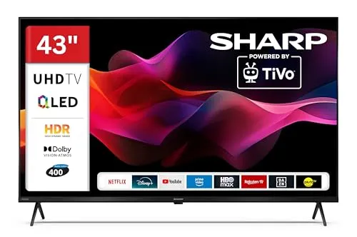 Sharp 43 Zoll QLED Smart TV mit Dolby Vision & TiVo