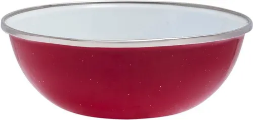 Origin Outdoors Schüssel, Emaille, Ø15cm, rot in rot von Origin Outdoors