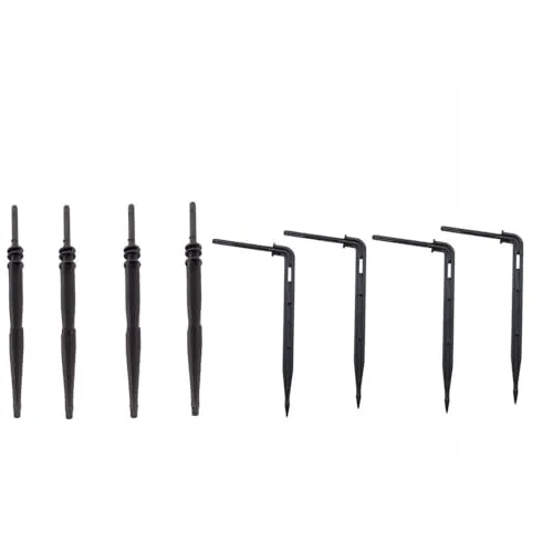 Stück Bewässerung Pfeil-Tropfer,tröpfchenbewässerungsbausätze,4.13 inch-5.39 inch bewässerungssystem gewächshaus fürGemüsegarten, Garten, Gewächshaus (Schwarz) 70