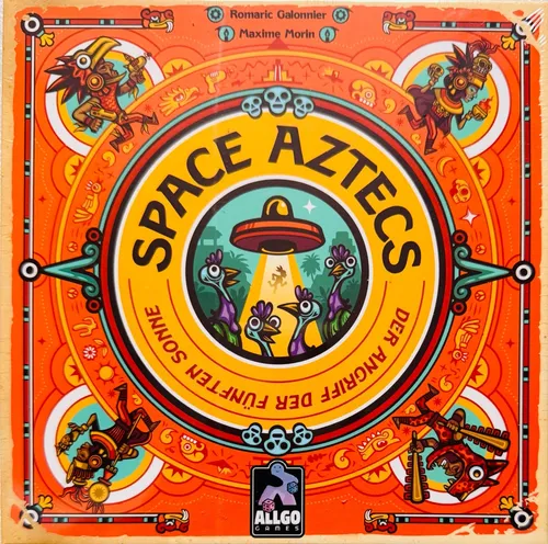 Space Aztecs Allgo Games Familienspiel Kartenspiel Legespiel Kinderspiel Modern