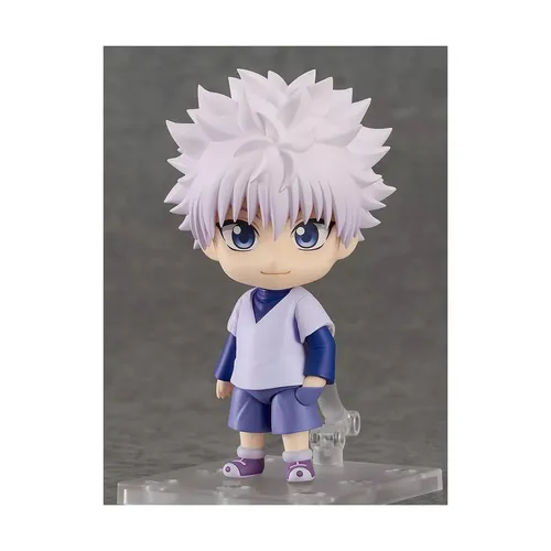 Killua Zoldyck Hunter Exam Nendoroid von GoodSmile Company - Detaillierte Actionfigur des beliebten Charakters, ideal für Sammler und Fans. Hochwertige Verarbeitung und zahlreiche Zubehörteile für kreative Präsentationen.