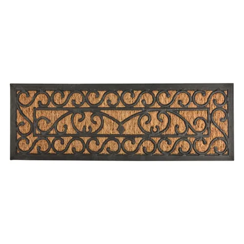 Dekorative Fußmatte 75x25 cm Türvorleger Türmatte Schmutzfänger Kokosmatte Deko