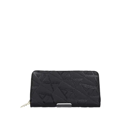 Monogramme Armani Exchange Portemonnaie - Schwarz - Elegantes Portemonnaie von Armani Exchange, ideal für den Alltag. Hergestellt aus hochwertigem Material, bietet es Stil und Funktionalität. Offizieller Markenhändler von Zeshoes.