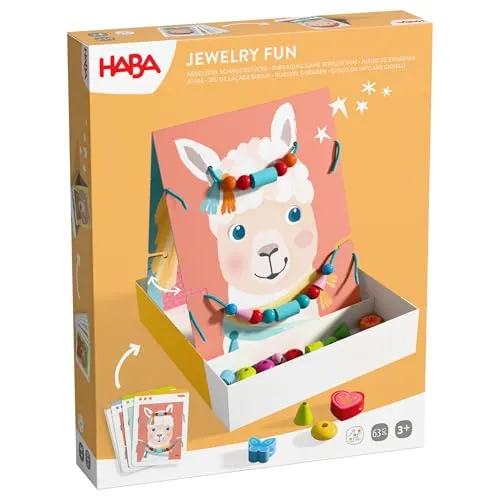 Fädelspiel Schmuckstücke_6SPA - Kreatives Fädelspiel für Kinder, fördert die Feinmotorik und die Kreativität beim Gestalten einzigartiger Schmuckstücke.