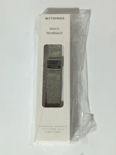 Withings Milanaise Armband Edelstahl silber 36mm in silber von Withings