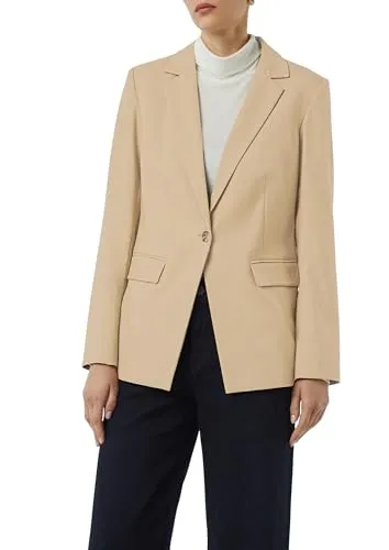 comma Blazer für Damen - Eleganter Blazer mit Reverskragen und Pattentaschen, ideal für einen stilvollen Look im Büro oder bei besonderen Anlässen.