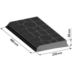 Ersatzteil - Kohlefilter Typ 190 FAT190 - - whirlpool Rosieres scholtes, arthur martin electrolux, electrolux, bauknecht, faure, ikea, candy, ignis,