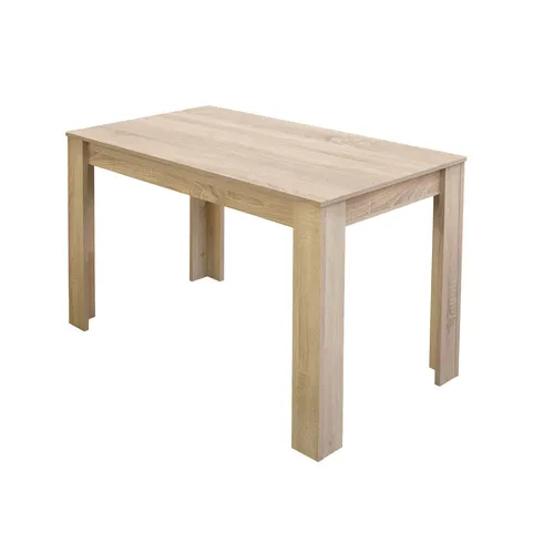 Storado Esstisch Pit 0566 - 110x60 cm aus sägerauer Eiche - Esszimmertisch aus sägerauer Eiche, robust und stilvoll, ideal für gemütliche Familienessen und gesellige Runden.