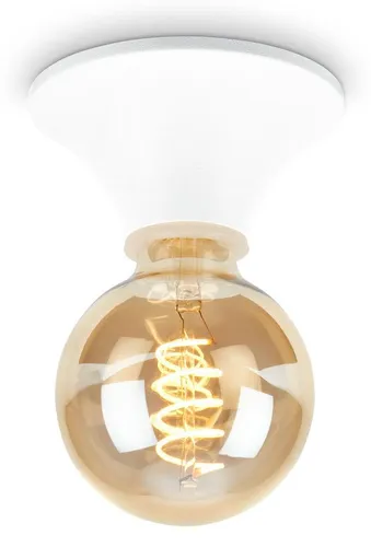 Deckenleuchte exkl. E27 max. 10 Watt IP44 Spritzwasserschutz weiß Briloner