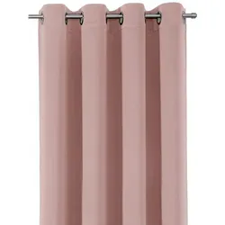 Beautex Verdunkelungsvorhang Verdunkelungsgardine Ösen Vorhang blickdicht abdunkelnd (1 St), Ösen, verdunkelnd rosa 140 cm x 175 cm