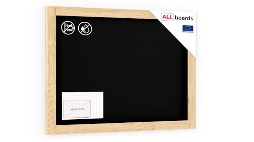 ALLboards Kreidetafel 70x50cm mit Holzrahmen von ALLboards