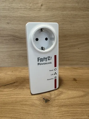 AVM FRITZ Powerline 520e Steckdosen Netzwerk LAN 500Mbps Adapter Powerlan dlan