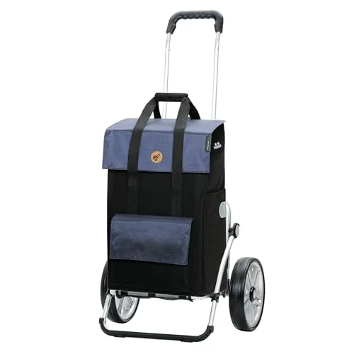 Andersen Einkaufstrolley Royal Shopper Vektor blau – klappbar & wasserabweisend - Der praktische Einkaufstrolley mit 15 Liter Thermofach bietet viel Stauraum und ist bis 50 kg belastbar. Ideal für den täglichen Einkauf, leicht zu transportieren und platzsparend zusammenklappbar.
