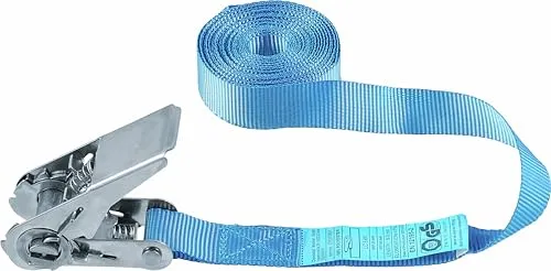 Zurrgurt 5mx25mm pes 500kg m.r blau Spanngurt 25,00mm blau 500,00cm
