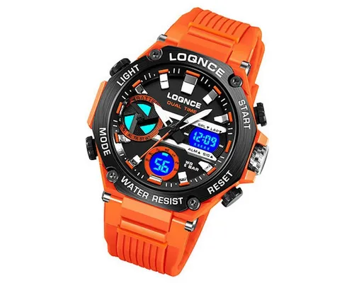 Taffstyle Sportuhr Herren Armbanduhr Digital Sportuhr Stopp Alarm Licht Chronograph Uhr, Multifunktionale Uhr Stoppuhr Kalender Beleuchtung 5 ATM Wasserdicht
