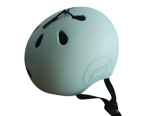 Scoot and Ride Kinderhelm S-M Kiwi für 1-3 Jahre - Fahrradhelm für Kinder, mit innovativem Magnet-Sicherheitsverschluss und verstellbarem LED-Licht für zusätzliche Sicherheit beim Fahren.