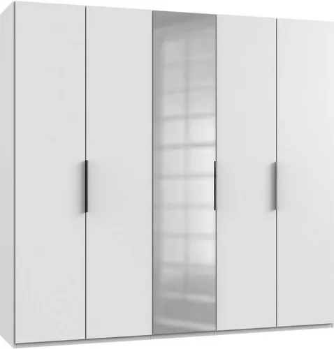Wimex Kleiderschrank Level by fresh to go mit Spiegeltüren - Kleiderschrank mit modernem Design und Spiegeltür, die das Schlafzimmer größer wirken lässt. Viel Stauraum für Bekleidung und praktische Sockelhöhenverstellung für optimale Anpassung.